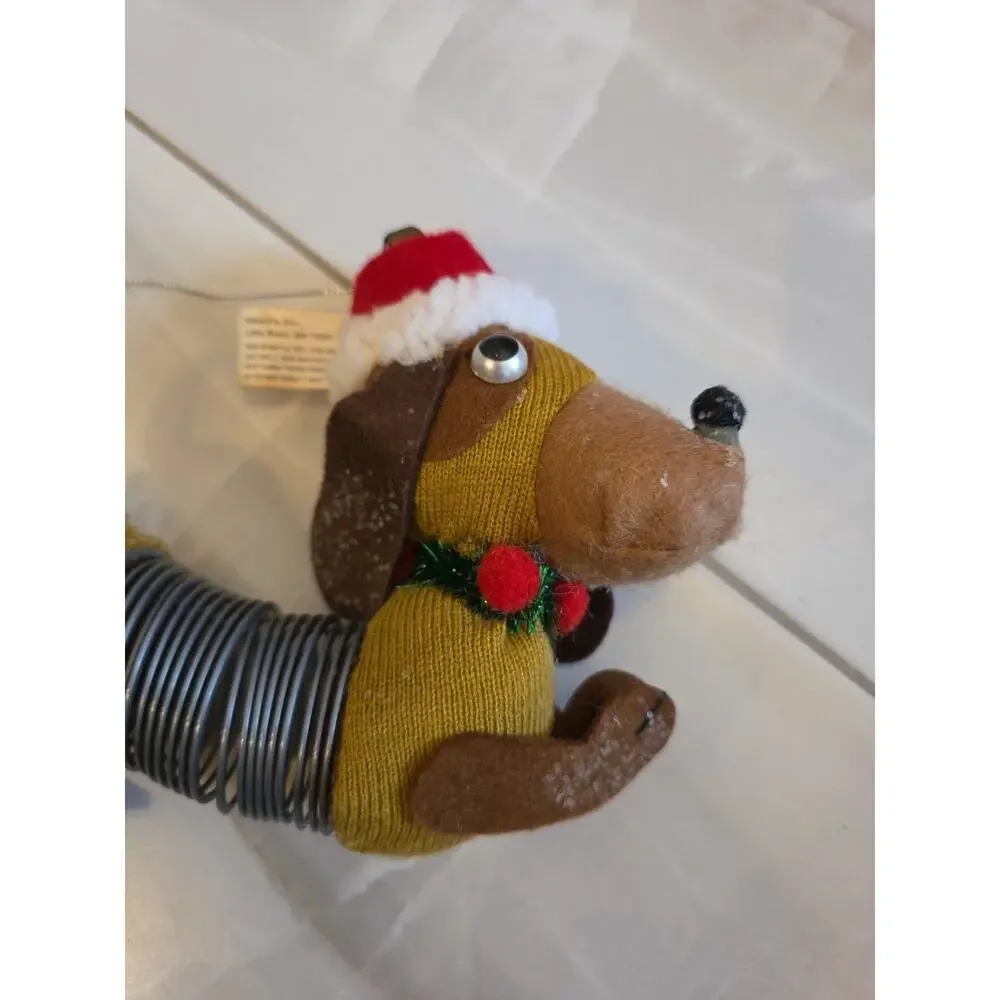Sullivans Slinky Dog Hanging Ornament 5.5” Vintage Dillard's Christmas Decor - Picture 3 of 16